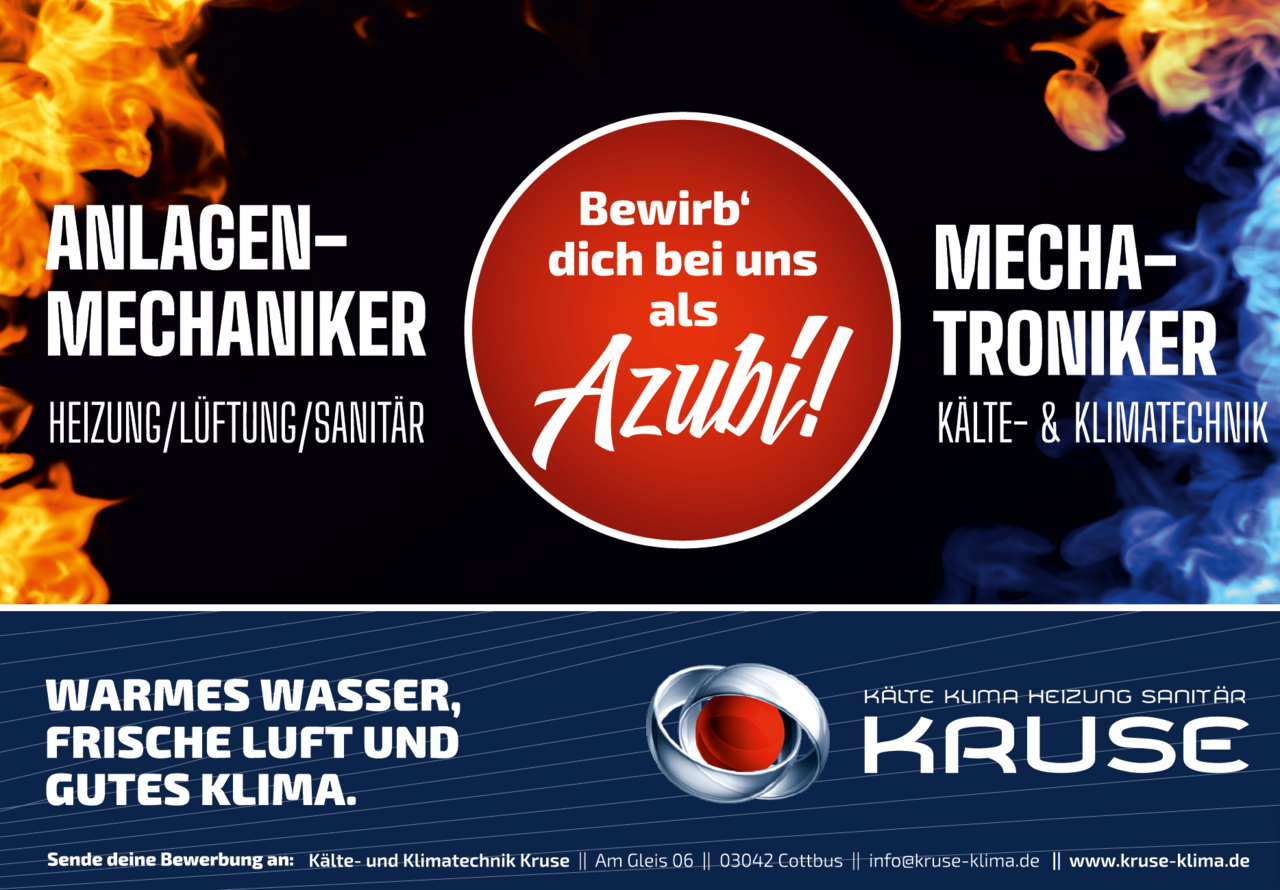 Großplakat der Firma Kälte Klima Kruse, Referenzkunde von Plakat-verkauft.de
