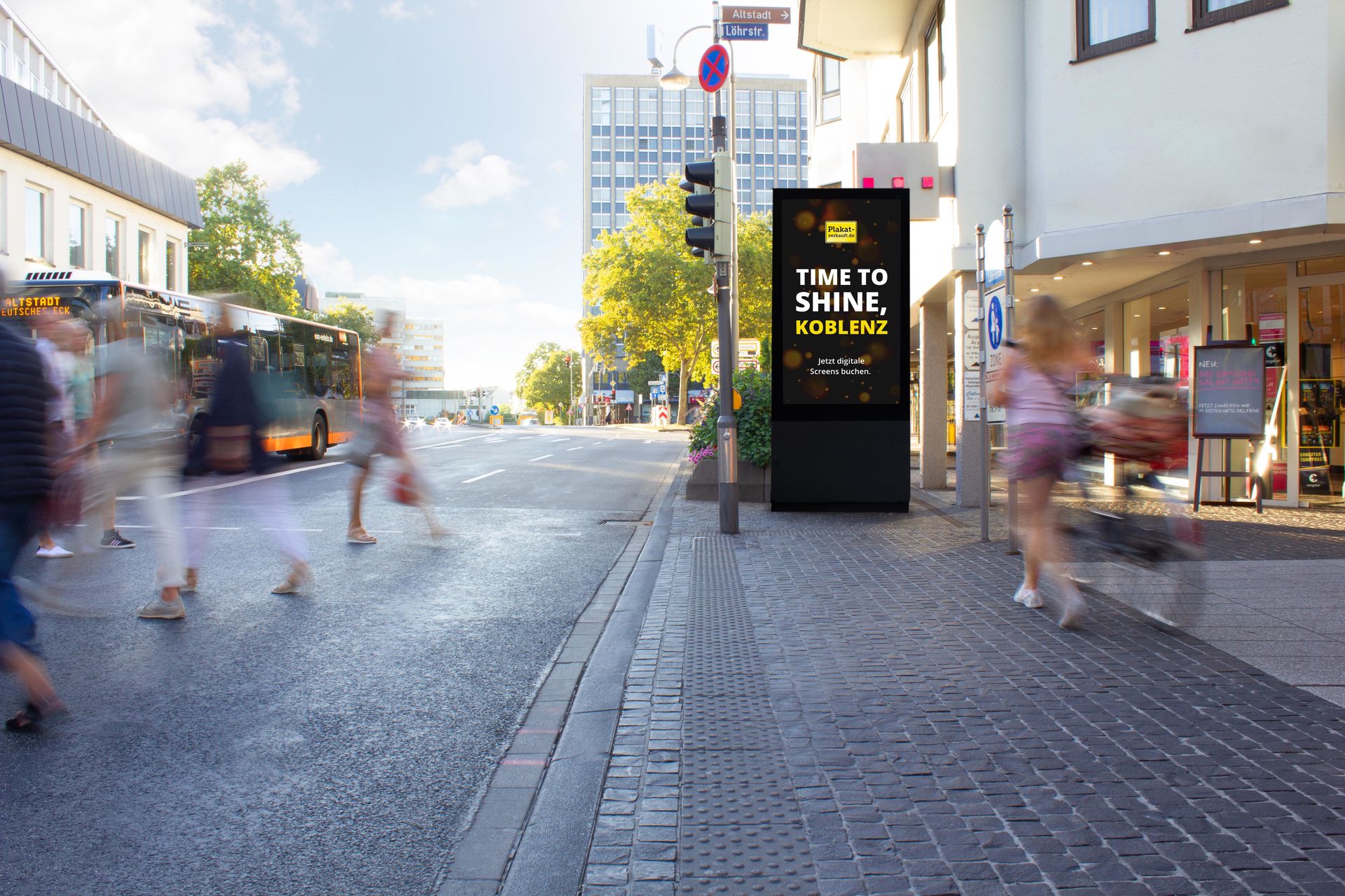 Digitales Citylight-Poster - Löhrstraße Digitales Citylight-Poster - Löhrstraße