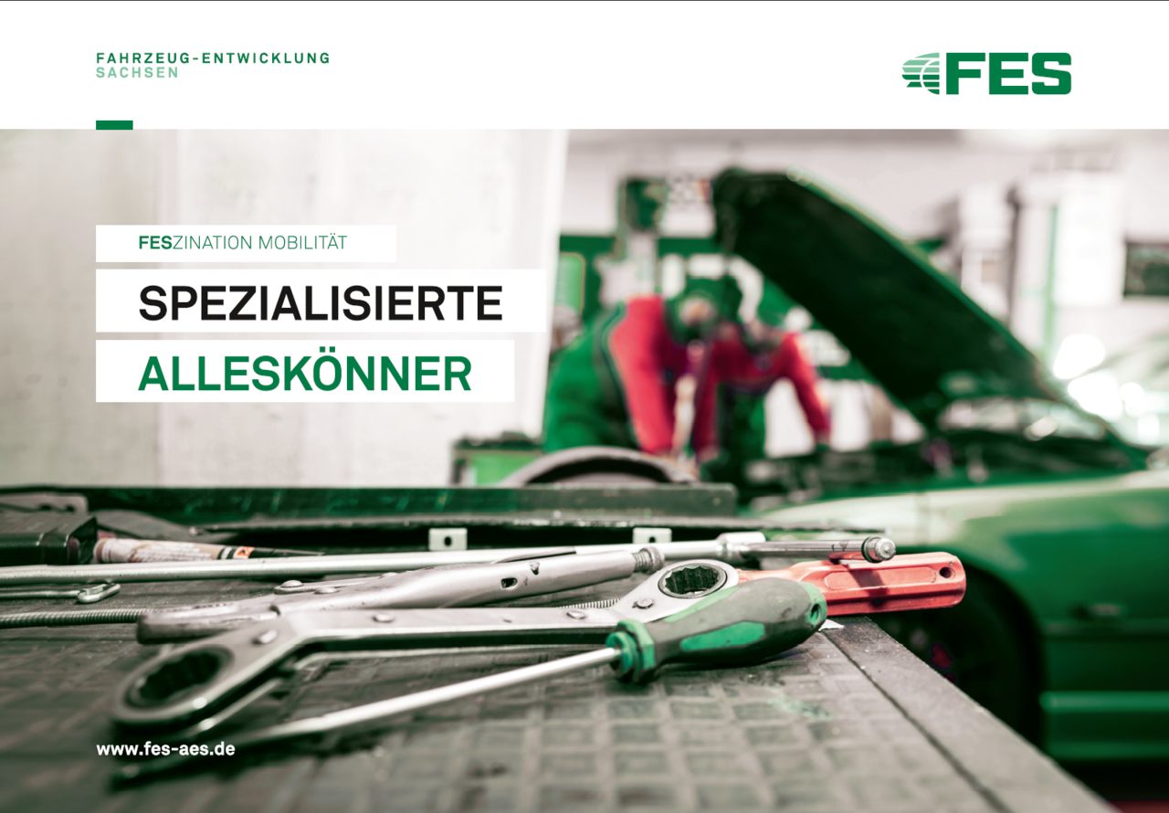 Plakatmotiv von FES Fahrzeugentwicklung – aufmerksamkeitsstarke Plakatwerbung über Plakat-verkauft.de.