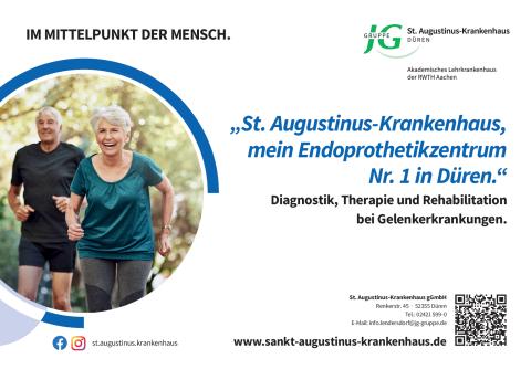 Plakatmotiv für Außenwerbung von St. Augustinus aus Dueren