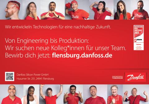 Plakatmotiv für Außenwerbung von Silican Power Flensburg