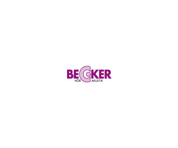 Logo von Becker Hörakustik, Referenzkunde von Plakat-verkauft.de