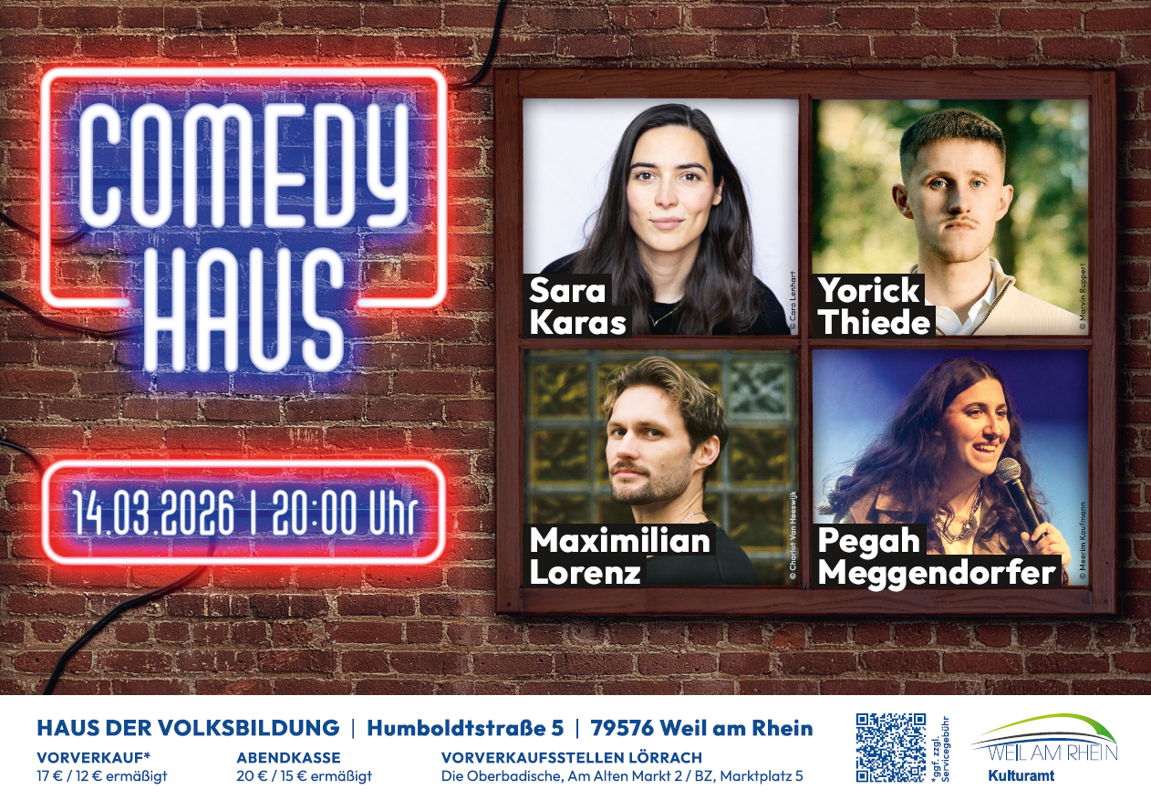 Plakatmotiv vom Kulturamt Weil am Rhein – Kulturkampagne mit Außenwerbung über Plakat-verkauft.de.