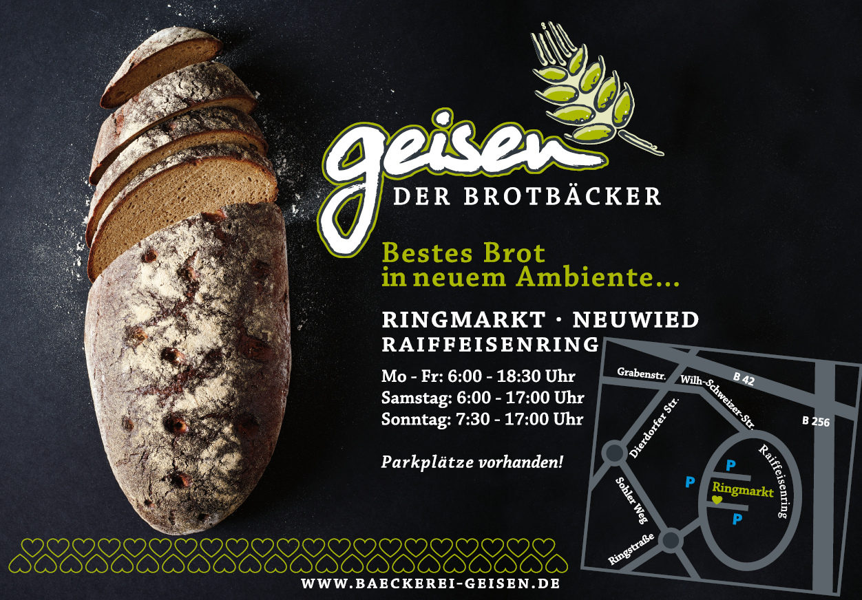 Plakatmotiv von Geisen in Neuwied – erfolgreiche Außenwerbung realisiert mit Plakat-verkauft.de.