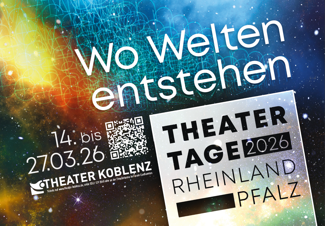 Plakatmotiv vom Theater Koblenz – Kulturwerbung im Stadtbild mit Plakatflächen von Plakat-verkauft.de.