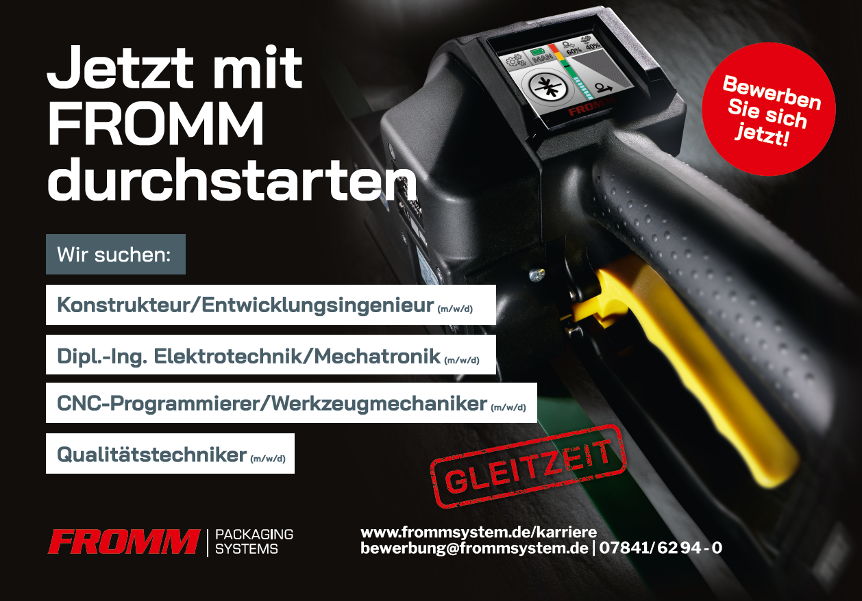 Plakatmotiv von Fromm Packaging Systems in Achern – Außenwerbung erfolgreich umgesetzt mit Plakat-verkauft.de.