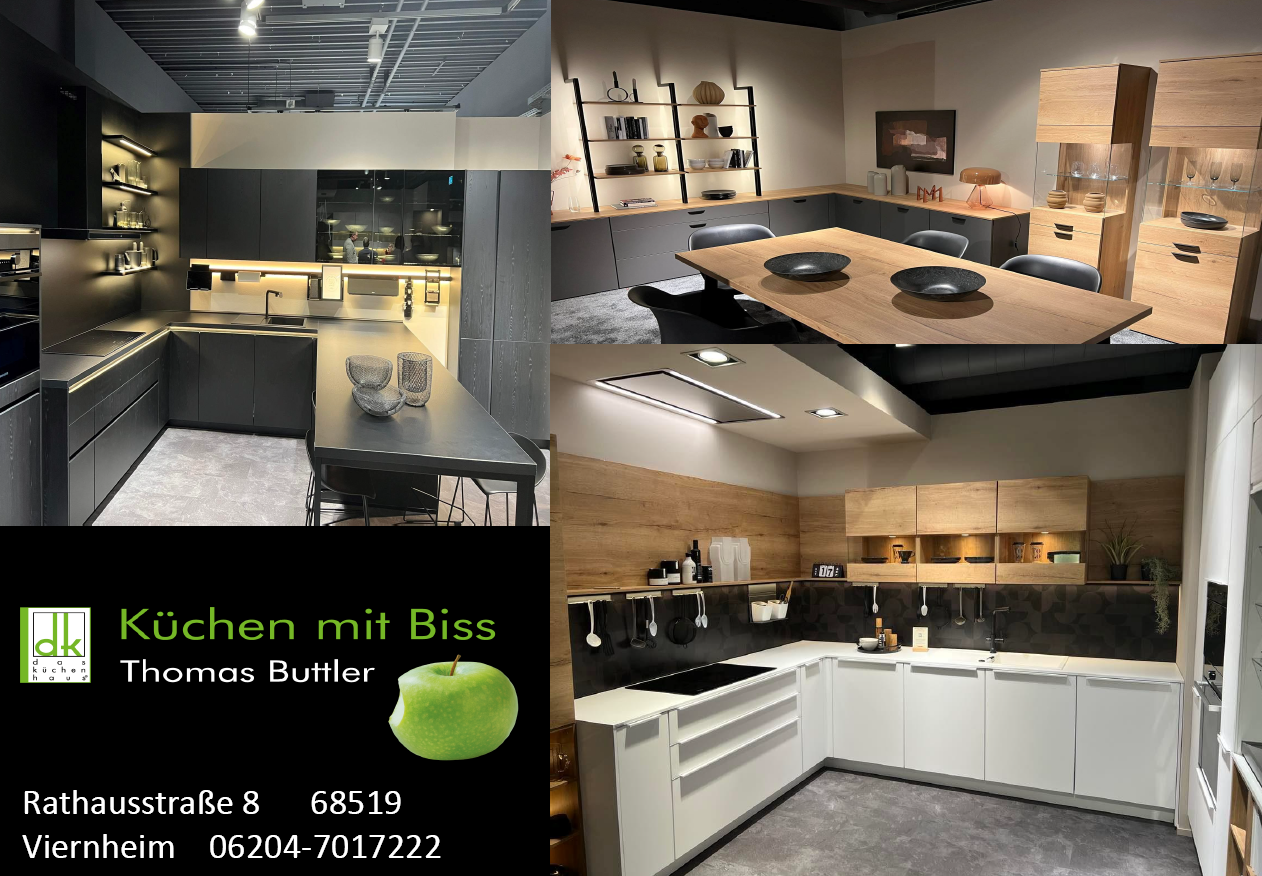 Plakatmotiv vom Thomas Buttler Küchenhaus in Viernheim – Plakatwerbung über Plakat-verkauft.de realisiert.