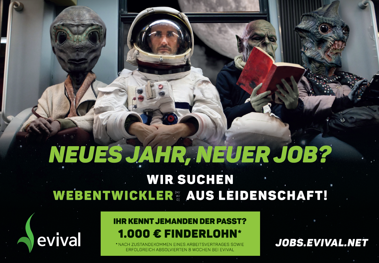 Plakatmotiv von evival Achern – aufmerksamkeitsstarke Plakatwerbung über Plakat-verkauft.de.